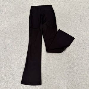 Cross waist Flare leggings